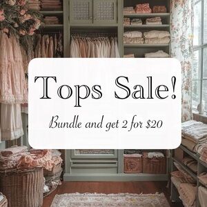 Sale on Tops!